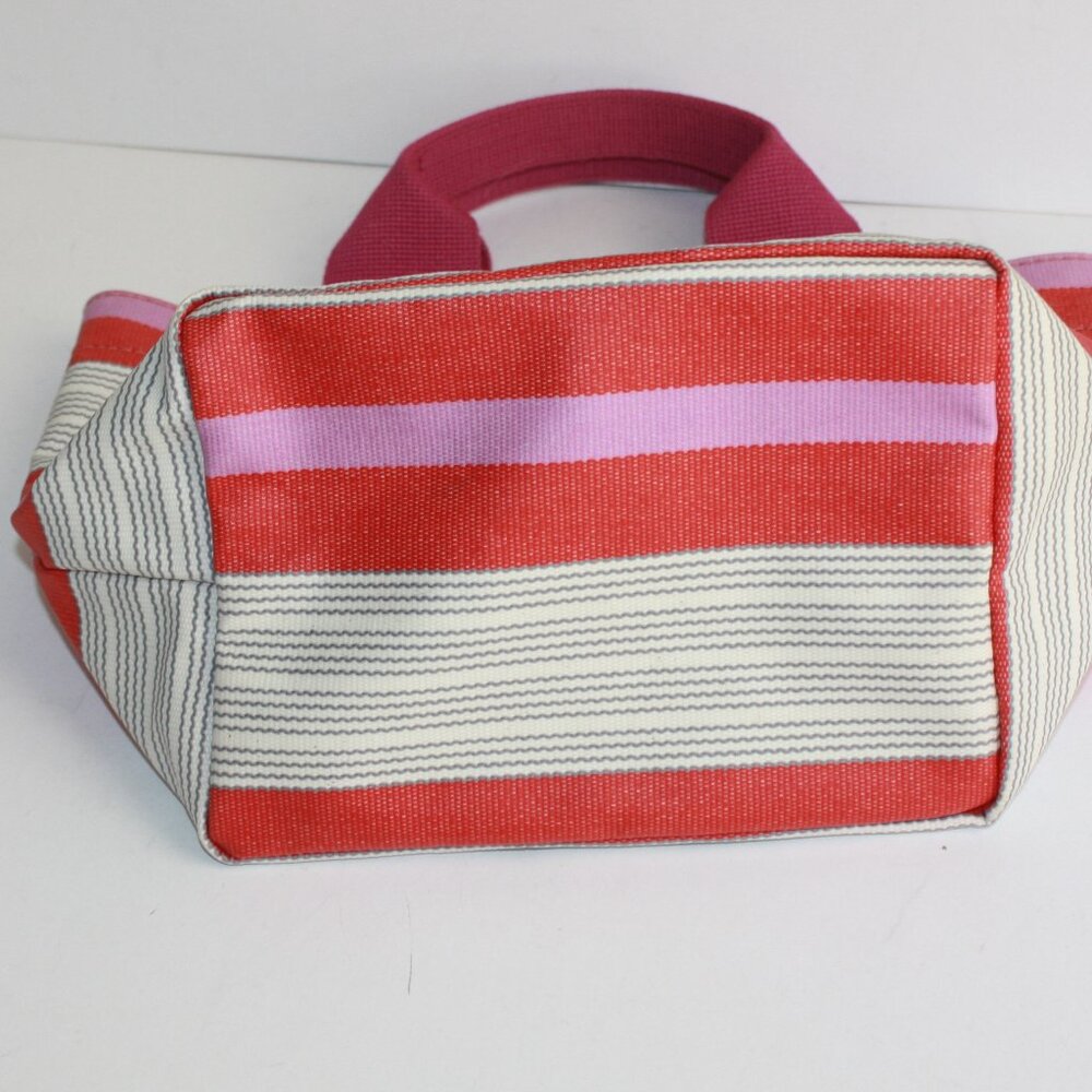 Authentic Fossil Keyper Tote Multicolor Striped C… - image 4